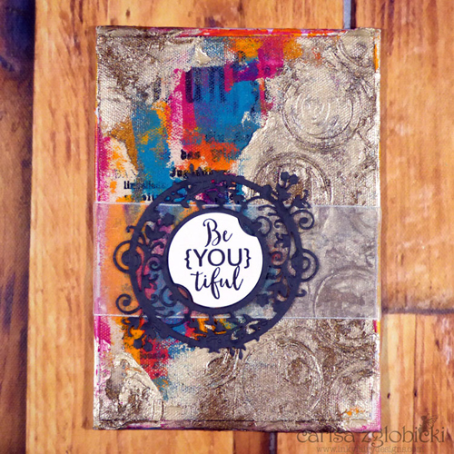 BeYOUtiful MixedMedia Canvas by Carisa Zglobicki 