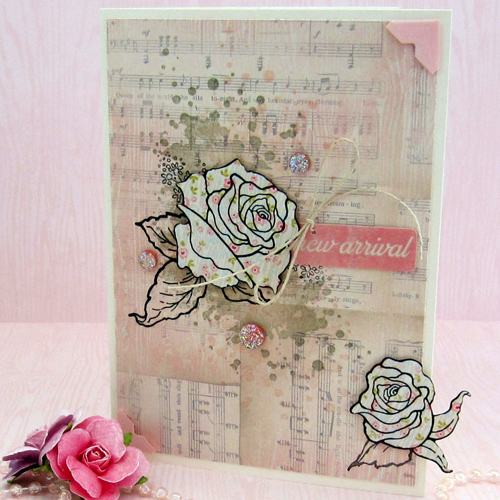 Stampendous Baby Card