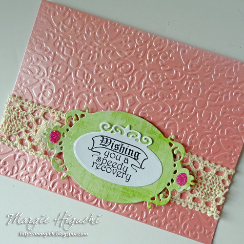 Wishing You Speedy Recovery Card by Margie Higuchi 