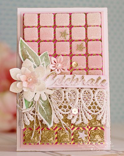 Adhesives Ain't Just for Adhering Background Texture Tutorial by Michele Kovack for Scrapbook Adhesives by 3L