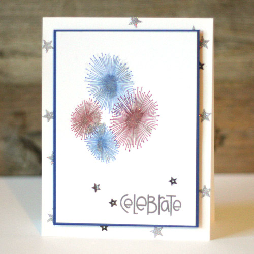 Celebrate Card using E-Z Runner Grand by AJ Otto for Scrapbook Adhesives by 3L