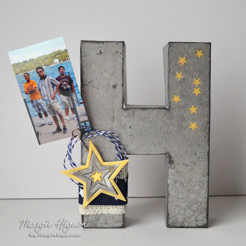 Embellished Fathers Day Metal Letter Home Decor by Margie Higuchi