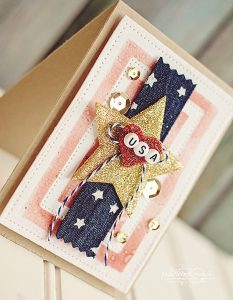 Fourth of July card using products from @SBby3L @Donna Salazar Created by Michele Kovack