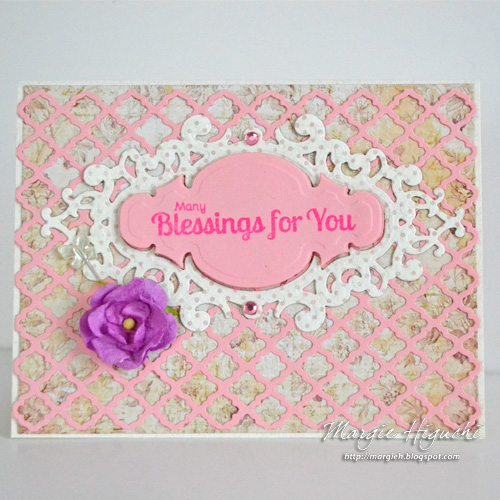 Many Birthday Blessings Card by Margie Higuchi for Scrapbook Adhesives by 3L