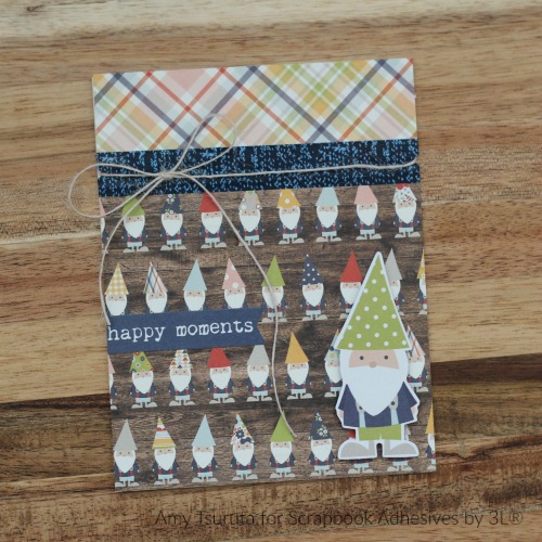 Happy Moments Card by Amy Tsuruta for Scrapbook Adhesives by 3L 