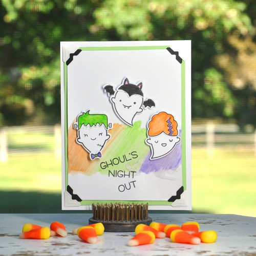 Ghouls Nite Out Hallwoeen Card by Beth Pingry for Scrapbook Adhesives By 3L w Lawn Fawn Blog Hop SEPT 2016