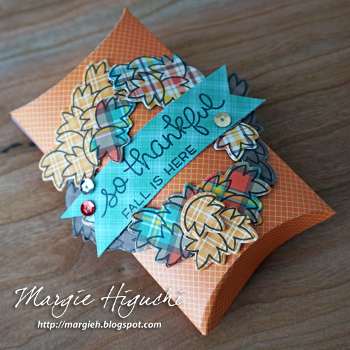 So Thankful Pillow Box 2 by Margie Higuchi for Scrapbook Adhesives by 3L 