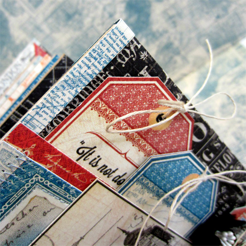 Travel Mini Album 2 by Erica Houghton for Scrapbook Adhesives by 3L w Graphic 45 BlogHop OCT16