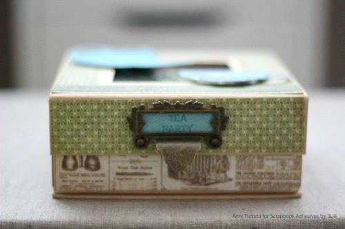 Tea Party Box by Amy Tsuruta for Scrapbook Adhesives by 3L w Graphic45 BlogHop OCT16