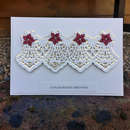 Festive Holiday Card by Christine Emberson