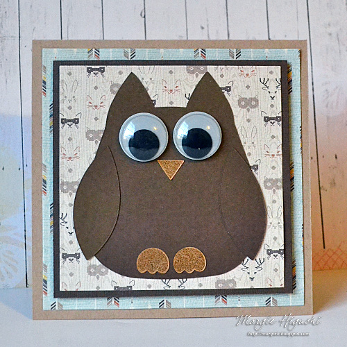 A Hoot of A Card by Margie Higuchi for Scrapbook Adhesives by 3L