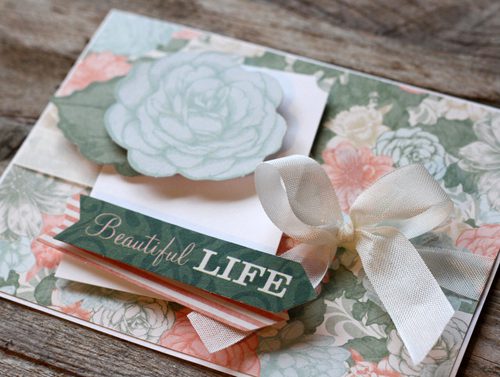 Beautiful Life Card 2 by AJ Otto for Scrapbook Adhesives by 3L