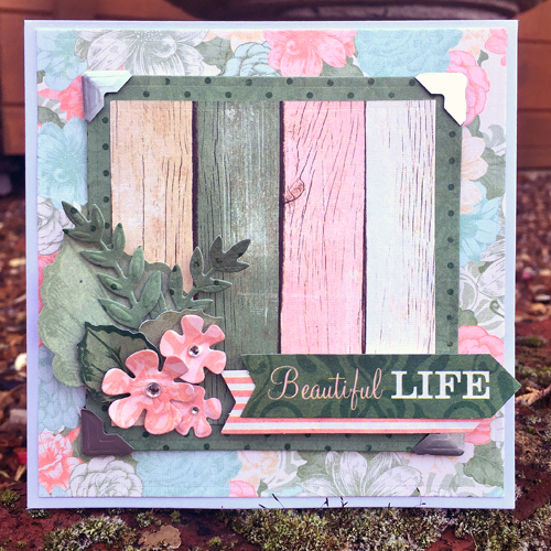 Beautiful Life Card by Christine Emberson for Scrapbook Adhesives by 3L 