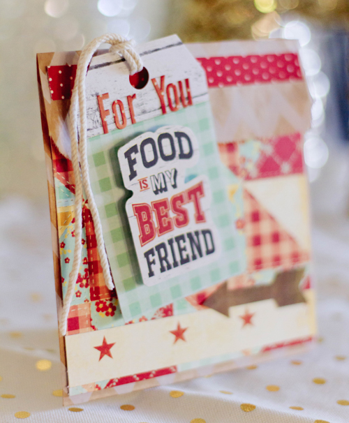 Kiss The Cook Treat Sack 2 by Latisha Yoast for Scrapbook Adhesives by 3L