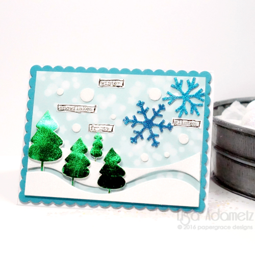 3D Foam Snowflakes - Scrapbook Adhesives by 3L