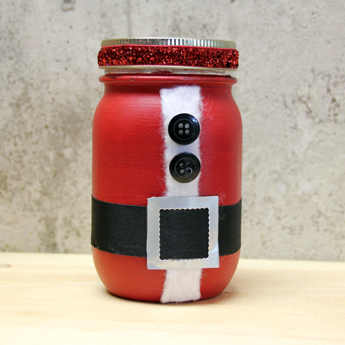 DIY Santa Jar by Tami Mayberry for Scrapbook Adhesives by 3L