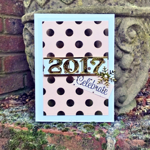 A Golden 2017 Card by Christine Emberson for Scrapbook Adhesives by 3L