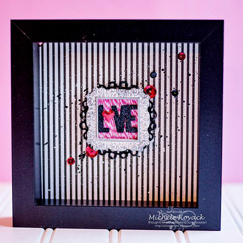 Valentines Shadow Box by Michele Kovack for Scrapbook Adhesives by 3L