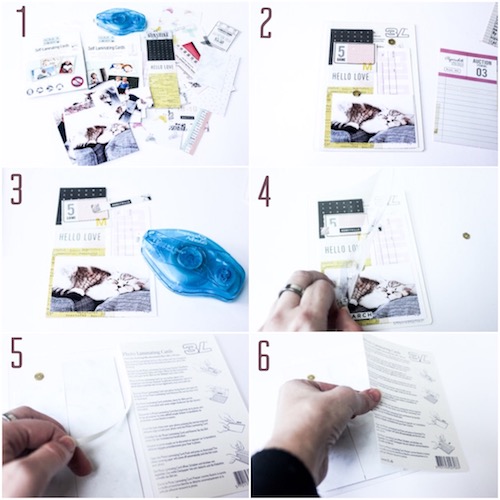 Mini Album with Self Laminating Pouches Tutorial