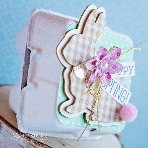 Embellishing Egg Cartons for Easter by Michele Kovack for Scrapbook Adhesives by 3L