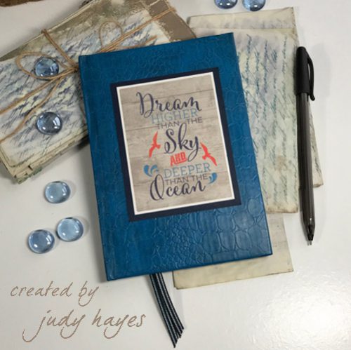 Accent a Journal with Paint, Paper and Adhesive Sheets by Judy Hayes for Scrapbook Adhesives by 3L