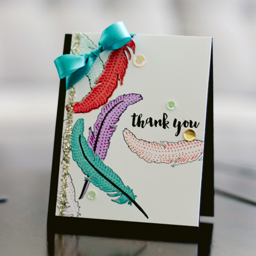 Altenew Blog Hop April 2017 Thank You Card by Latisha Yoast for Scrapbook Adhesives by 3L