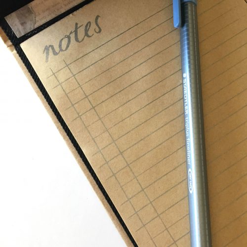 Thank You Notebook with Extreme Double-Sided Tape