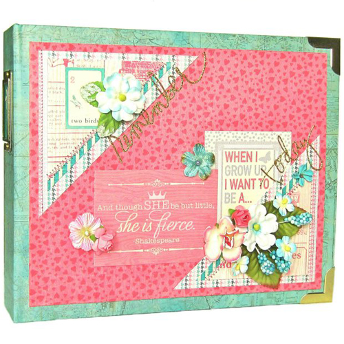 Darling Girl Mini Album by Erica Houghton for Scrapbook Adhesives by 3L