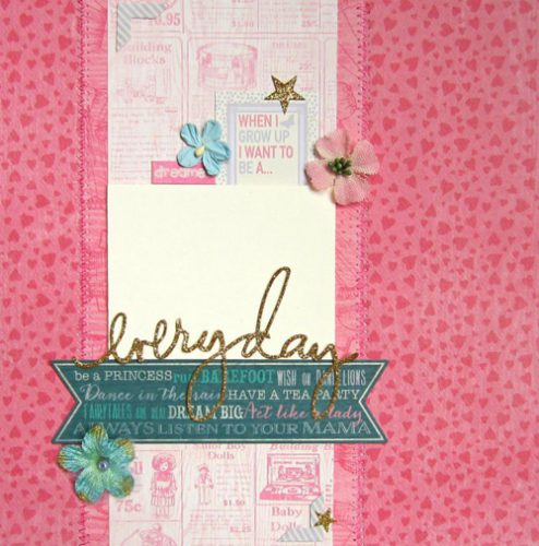 Darling Girl Mini Album with E-Z Runner Grand Dispenser