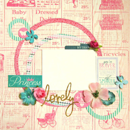 Darling Girl Mini Album with E-Z Runner Grand Dispenser