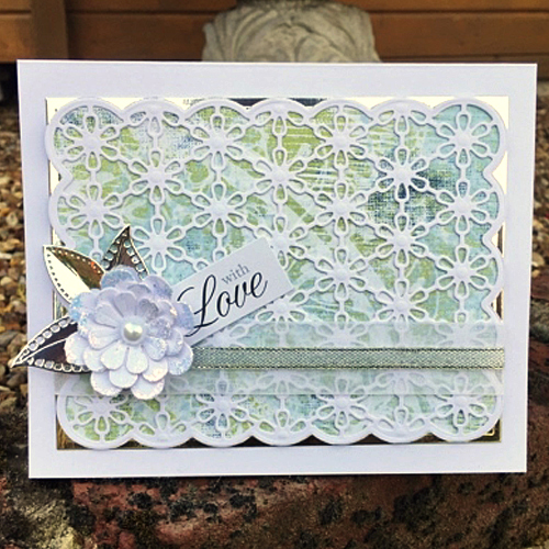 Use Adhesive Sheets for intricate die cuts, by Christine Emberson