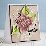 Hello Rose Card by Michele Kovack by Scrapbook Adhesives by 3L