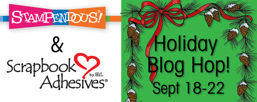 Scrapbook Adhesives by 3L Stampendous Blog Hop Banner SEP17