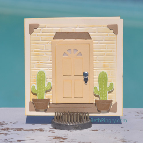 Door Card by Beth Pingry for Lawn Fawn & Scrapbook Adhesives by 3L