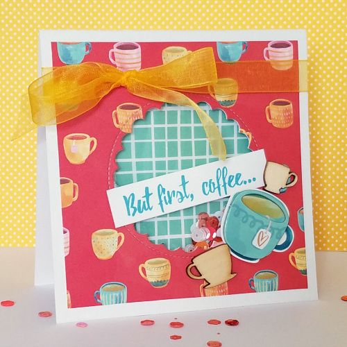 Coffee Shaker Card featuring Keepsake Envelopes by Christine Meyer for Scrapbook Adhesives by 3L
