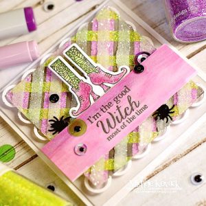 Halloween Plaid Card Tutorial by Michele Kovack for Scrapbook Adhesives by 3L