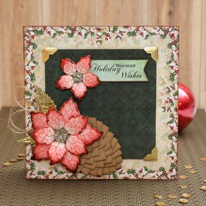 Pinecone Embellishments with Creative Photo Corners by Tracy McLennon