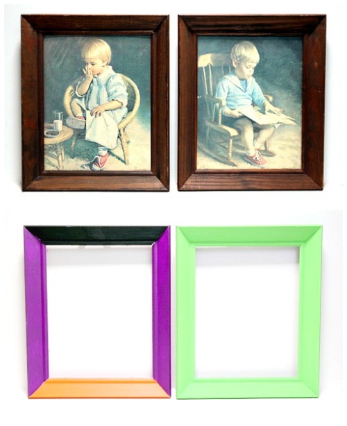 Upcycled Painted Frames for Halloween by Dana Tatar for Scrapbook Adhesives by 3L