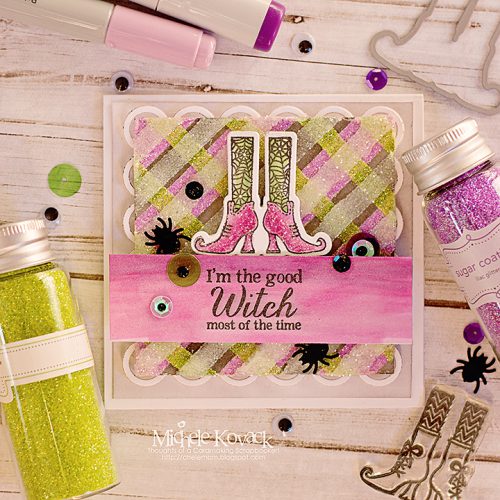 Halloween Plaid with Premium Double-Sided Tapes 2 by Michele Kovack for Scrapbook Adhesives by 3L