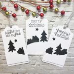 Festive Snow Scene Tag Tutorial