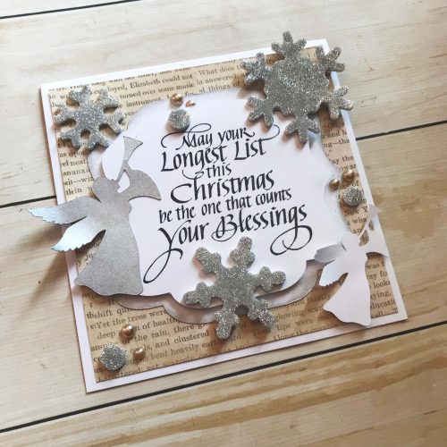 Holiday Cards and QuietFire Designs Blog Hop and Giveaway - Day 3 Count Your Blessings by Latrice Murphy for Scrapbook Adhesives by 3L