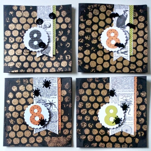 Happy Halloween Invite Cards with Crafty Foam Tape by Jana Maiwald-McCarthy for Scrapbook Adhesives by 3L