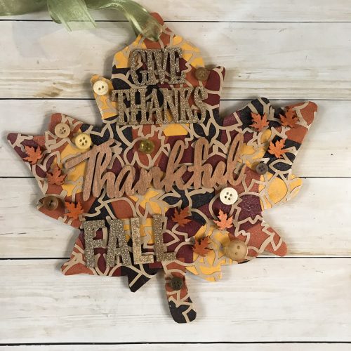 Fall Leaf Home Decor with Dual Tip Glue Pen by Latrice Murphy for Scrapbook Adhesives by 3L