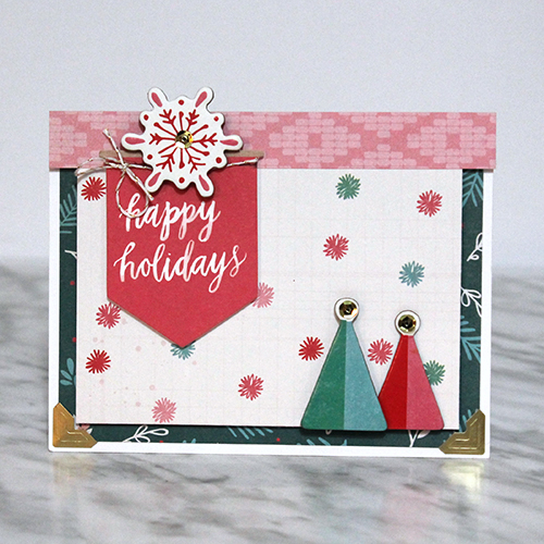 Christmas Card w/dimension by Tracy McLennon