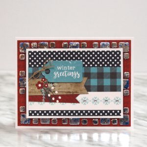 Holiday Card with Foil by Tracy McLennon