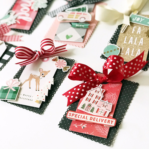Layered Christmas Tag Tutorial by Latisha Yoast for Scrapbook Adhesives by 3L