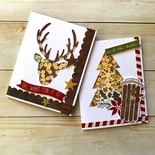 Fun Holiday Shaker Card Duo with Crafty Foam Tape by Latrice Murphy for Scrapbook Adhesives by 3L