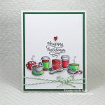 Coffee Christmas card by Yvonne van de Grijp