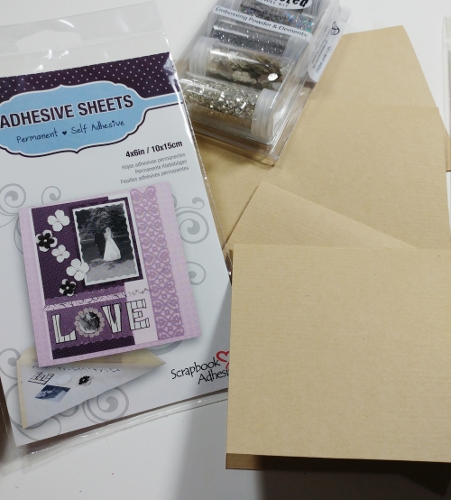 Scrapbook Adhesives by 3L: Adhesive Sheets 25 Pack - 12x12 Permanent  Transparent Sheets, Double-Sided Adhesive, Large, Perfect For Die Cutting 