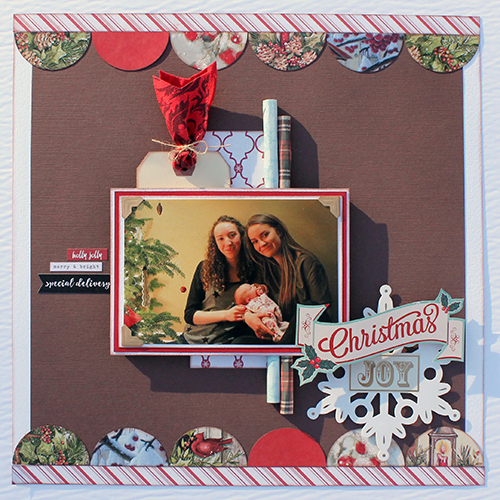 UpCycle Christmas Card Layout by Tracy McLennon for Scrapbook Adhesives by 3L